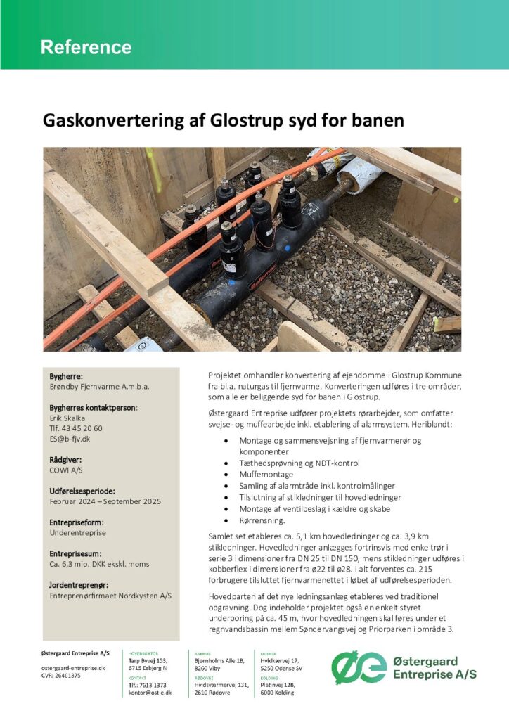 thumbnail of Reference – Gaskonvertering af Glostrup syd for banen